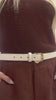CINT-30 LEATHER ADJUSTABLE BELT