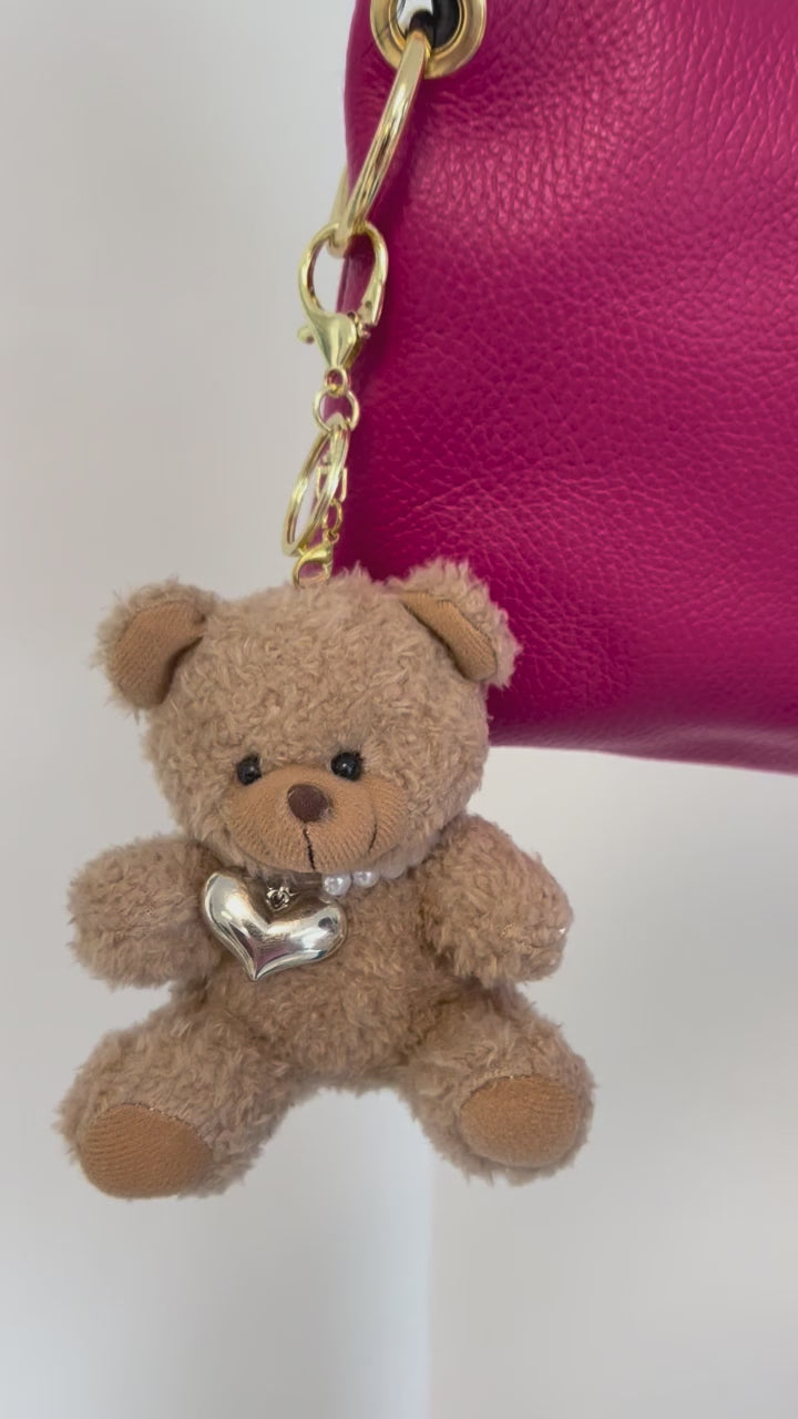 CBS-8  TEDDY BEAR BAG CHARMS