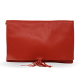 GF0590 GENUINE ITALIAN LEATHER CLUTCH AND CROSSBODY BAG