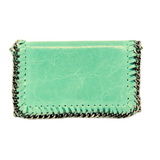 GF0390 GENUINE ITALIAN LEATHER CROSSBODY CLUTCH