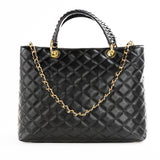 GF114090 LEATHER QUILTED BIG BAG