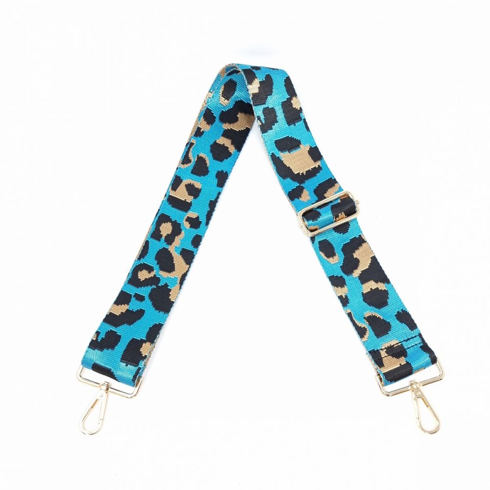 STR-31 CROSSBODY ADJUSTABLE ANIMAL PRINT STRAP FOR BAGS - German Fuentes Wholesale of Leather Handbags, Belts and Accessories - German Fuentes