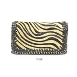 GF0226 LEATHER CROSSBODY CLUTCH COWHIDE
