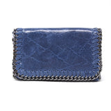 GF0390 LEATHER CROSSBODY CLUTCH