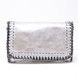 GF0390 LEATHER CROSSBODY CLUTCH