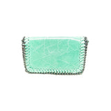 GF0390 LEATHER CROSSBODY CLUTCH