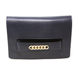 GF0465 GENUINE ITALIAN LEATHER CLUTCH AND CROSSBODY BAG