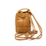 GF0693 GENUINE ITALIAN LEATHER MINI BUCKET BAG