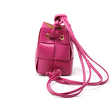 GF0693 GENUINE ITALIAN LEATHER MINI BUCKET BAG