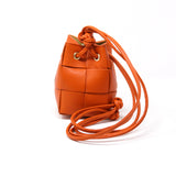 GF0693 GENUINE ITALIAN LEATHER MINI BUCKET BAG
