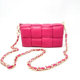 GF0695 LEATHER QUILTED BAG