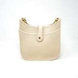 GF0745-S GENUINE ITALIAN  LEATHER MID MESSENGER BAG