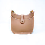 GF0745-S GENUINE ITALIAN  LEATHER MID MESSENGER BAG