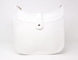 GF0745-S GENUINE ITALIAN  LEATHER MID MESSENGER BAG