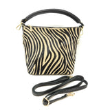 GF0790 GENUINE ITALIAN LEATHE MID MID-SIZE COWHIDE BAG