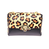 GF0867 GENUINE ITALIAN LEATHER COWHIDE STUDS BAG