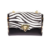 GF0867 GENUINE ITALIAN LEATHER COWHIDE STUDS BAG