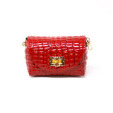 GF0877 GENUINE ITALIAN LEATHER POUCH AND CROSSBODY BAG
