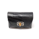 GF0877 GENUINE ITALIAN LEATHER POUCH AND CROSSBODY BAG