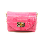 GF0877 GENUINE ITALIAN LEATHER POUCH AND CROSSBODY BAG