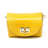 GF0877 GENUINE ITALIAN LEATHER POUCH AND CROSSBODY BAG