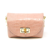 GF0877 GENUINE ITALIAN LEATHER POUCH AND CROSSBODY BAG