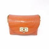 GF0877 GENUINE ITALIAN LEATHER POUCH AND CROSSBODY BAG