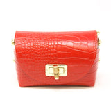 GF0877 GENUINE ITALIAN LEATHER POUCH AND CROSSBODY BAG