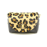 GF0898 GENUINE ITALIAN LEATHER POUCH CROSSBODY COWHIDE