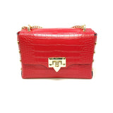 GF1039 GENUINE ITALIAN LEATHER CROSSBODY BAG WITH STUDS