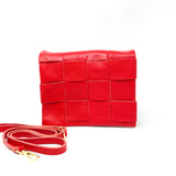 GF1078 GENUINE ITALIAN LEATHER CLUTCH AND CROSSBODY BAG + FREE STRAP