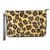 GF1087 GENUINE ITALIAN LEATHER CLUTCH AND WRISTLET BAG