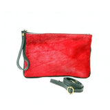 GF1087 GENUINE ITALIAN LEATHER CLUTCH AND WRISTLET BAG