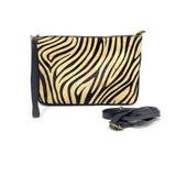 GF1087 GENUINE ITALIAN LEATHER CLUTCH AND WRISTLET BAG