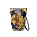 GF1137 GENUINE ITALIAN LEATHER CELLPHONE CROSSBODY BAG