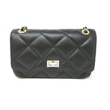 GF114070 LEATHER QUILTED MID CHAIN BAG