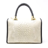 GF13220 GENUINE ITALIAN LEATHER CROC EMBOSSED BAG - German Fuentes Wholesale of Leather Handbags, Belts and Accessories - German Fuentes