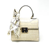 GF1950 GENUINE ITALIAN LEATHER TOP HANDLE + CROSSBODY BAG