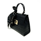 GF1950 GENUINE ITALIAN LEATHER TOP HANDLE + CROSSBODY BAG