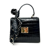 GF1950 GENUINE ITALIAN LEATHER TOP HANDLE + CROSSBODY BAG