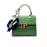 GF1950 GENUINE ITALIAN LEATHER TOP HANDLE + CROSSBODY BAG