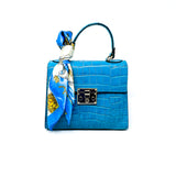 GF1950 GENUINE ITALIAN LEATHER TOP HANDLE + CROSSBODY BAG