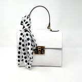 GF1950 GENUINE ITALIAN LEATHER TOP HANDLE + CROSSBODY BAG