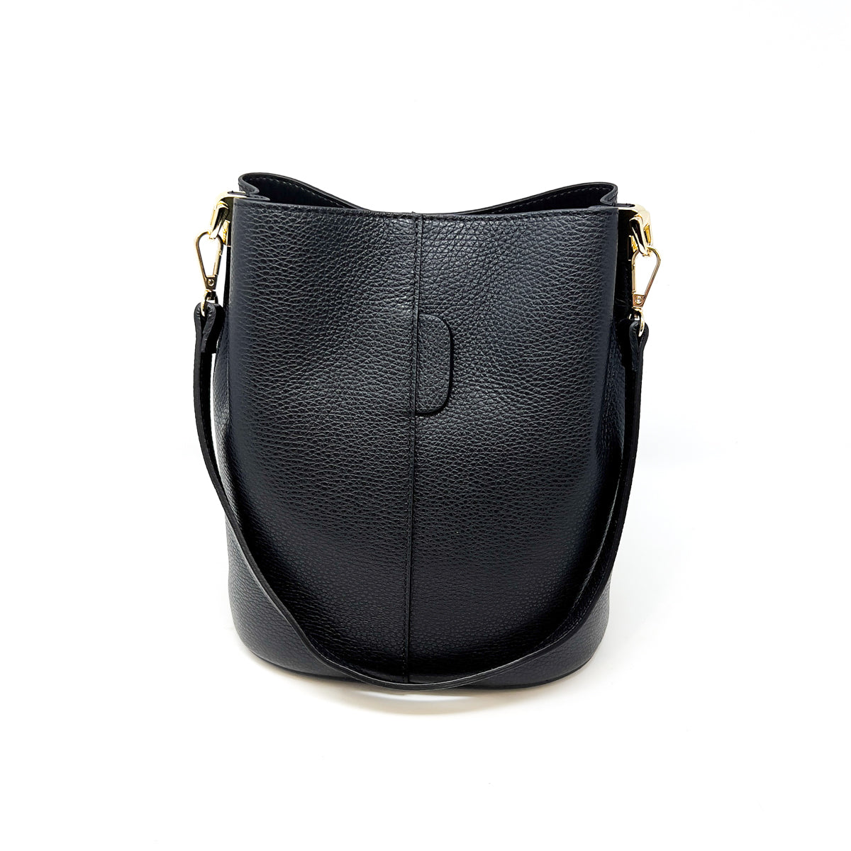 GF2554 GENUINE ITALIAN LEATHER BUCKET BAG