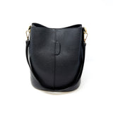 GF2554 LEATHER BUCKET BAG