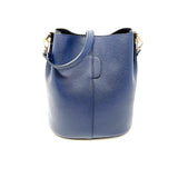 GF2554 LEATHER BUCKET BAG