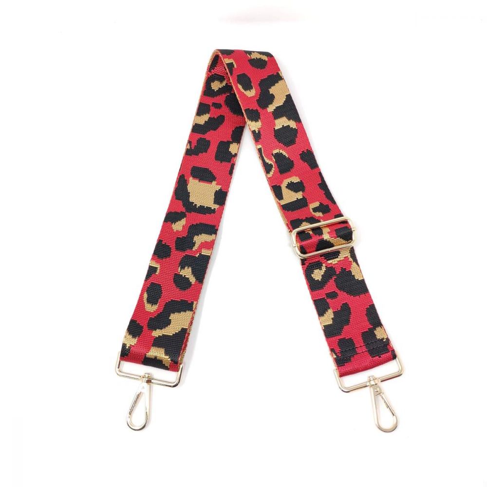 STR-31 CROSSBODY ADJUSTABLE ANIMAL PRINT STRAP FOR BAGS - German Fuentes Wholesale of Leather Handbags, Belts and Accessories - German Fuentes