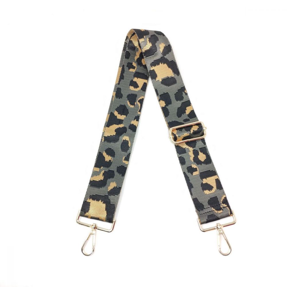 STR-31 CROSSBODY ADJUSTABLE ANIMAL PRINT STRAP FOR BAGS - German Fuentes Wholesale of Leather Handbags, Belts and Accessories - German Fuentes