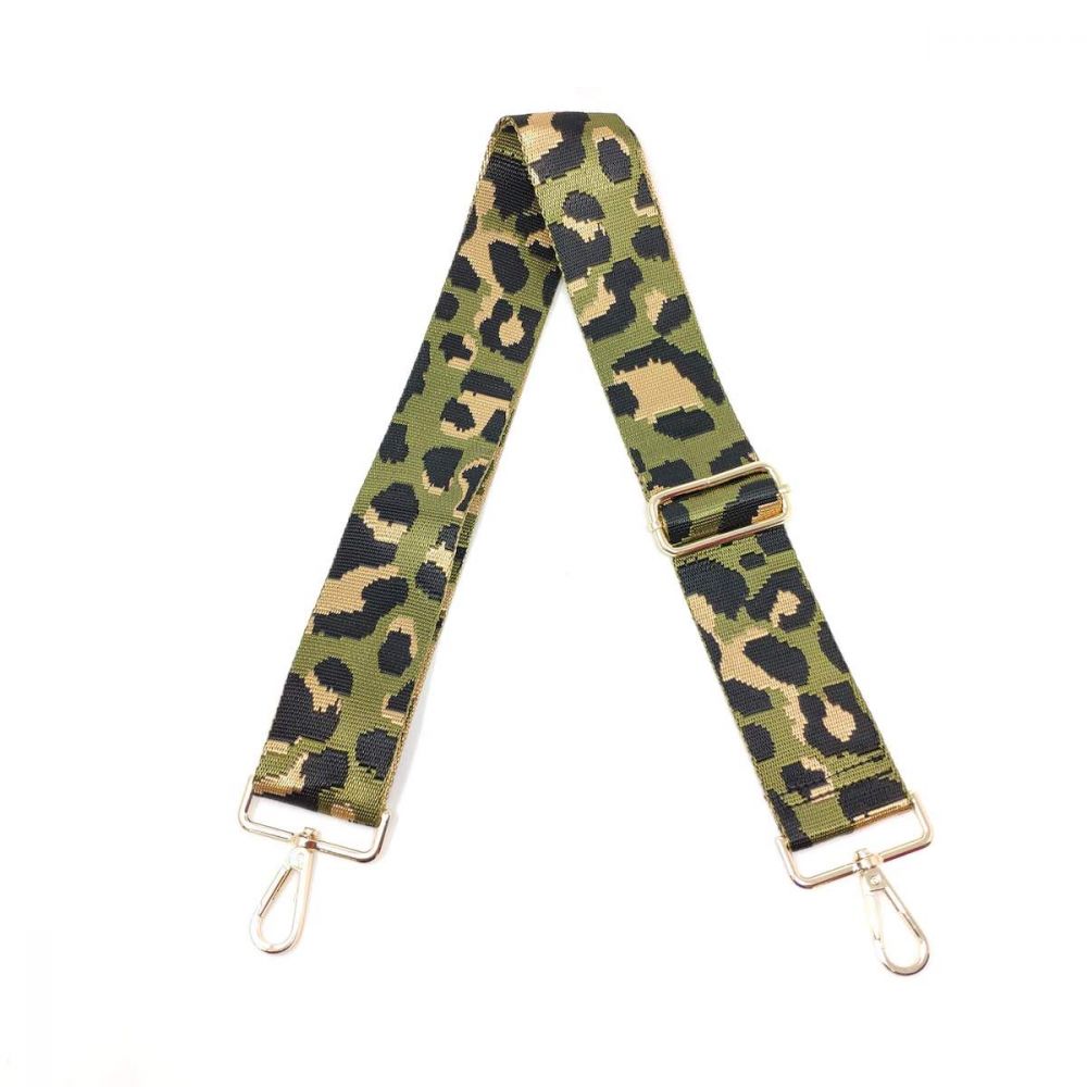 STR-31 CROSSBODY ADJUSTABLE ANIMAL PRINT STRAP FOR BAGS - German Fuentes Wholesale of Leather Handbags, Belts and Accessories - German Fuentes