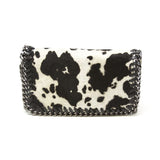 GF0226 LEATHER CROSSBODY CLUTCH COWHIDE